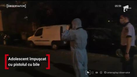 Incident şocant în Capitală. Un adolescent de 16 ani a fost împuşcat cu un pistol cu bile, de un individ de 19 ani