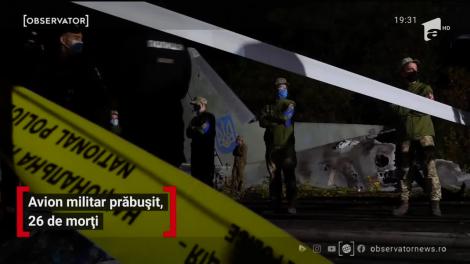 Avion prăbușit, 26 de morți