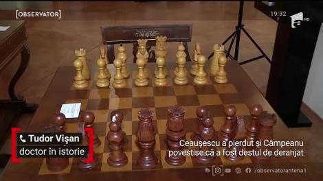 Masa de șah a lui Nicolae Ceaușescu, scoasă la licitație