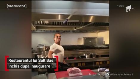 Restaurantul celebrului bucătar poreclit Salt Bae, închis după inaugurare