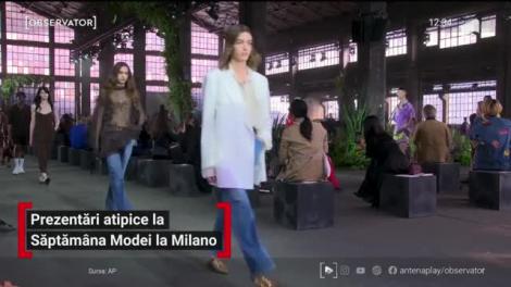 Prezentări atipice la Săptămâna Modei de la Milano
