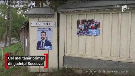 Ezekiel Belţic, cel mai tânăr primar din județul Suceava