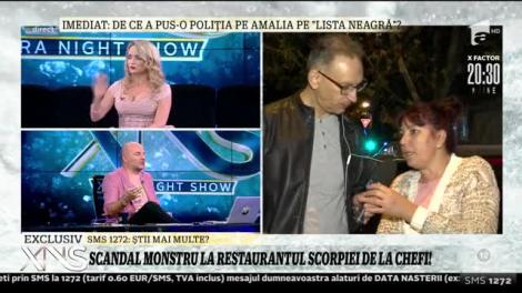 Nervi şi reproşuri la restaurantul Amaliei Bellantoni. Ce spun așa-ziși  agresori