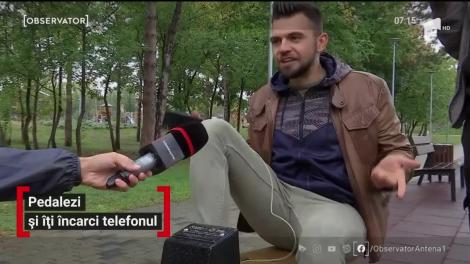 Pedalezi și îți încarci telefonul, în Cluj