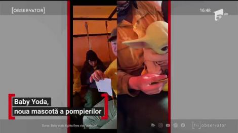Baby Yoda, noua mascotă a pompierilor din Statele Unite