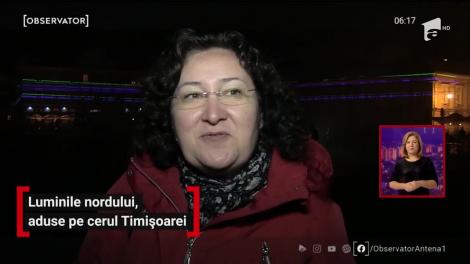 Luminile nordului, aduse pe cerul Timișoarei