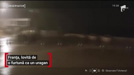 Franța, lovită de o furtună ca un uragan