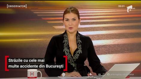 Străzile cu cele mai multe accidente din București