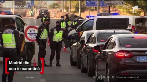 Madrid intră din nou în carantină