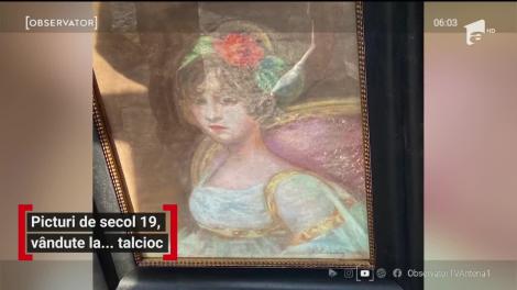 Picturi de secolul 19, vandute la... talcioc