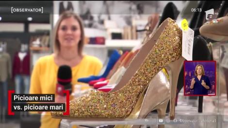 Picioare mici vs. picioare mari. Care este cea mai cumpărată mărime de încălţăminte, în România