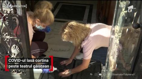 Coronavirusul lasă cortina peste teatrul gălățean