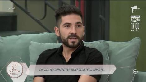 David, argumentele unei strategii: Claudia a venit doar ca să-și facă publicitate