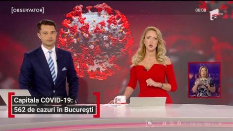 Capitala COVID-19: 562 de cazuri noi în București