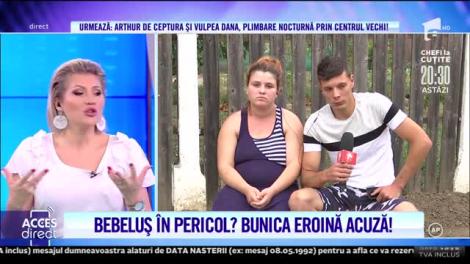 Un bebeluș de nouă luni ar fi în pericol la mama adolescentă. Bunica vrea să-l salveze: Nu e adevărat, ea vrea să-l ia în plasament ca să ia niște bani!