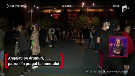 Proteste în toată țara. Sute de angajaţi pe drumuri, patroni în pragul falimentului