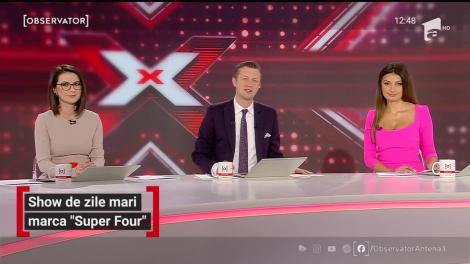 Show de zile mari marca „Super Four”, pe scena X Factor