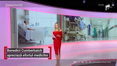Actorul Benedict Cumberbatch, în lupta cu COVID-19 a spitaleor din București