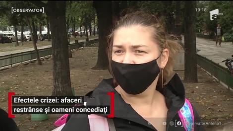 Efectele crizei: afaceri restrânse și oameni concediați