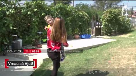 Vreau să ajut! Cezar face recuperare de la opt luni