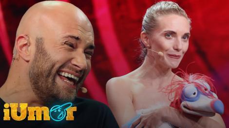 Cum se îmblânzește păsărica. Crina Zvoboda, mireasa care vorbește cu gura închisă, super-show la iUmor