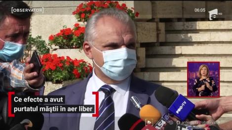 Ce efecte a avut purtatul măștii în aer liber