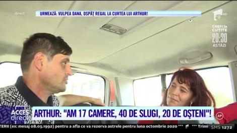 Regina Dana, dusă cu roaba la palatul lui Arthur de la Ceptura: Am 17 camere si 40 de slugi!