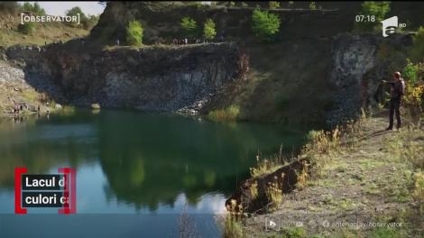 Lacul de Smarald, un nou punct de atracţie pe drumul care leagă Braşovul de Sighişoara