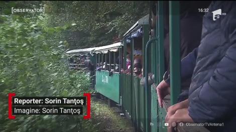 Mocăniţa de la Sovata, trasă în depou