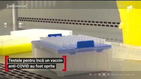 Testele pentru încă un vaccin anti-COVID au fost oprite