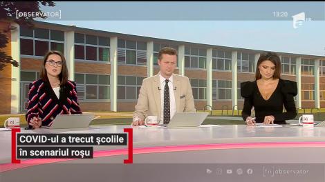 COVID-ul a trecut școlile în scenariul roșu