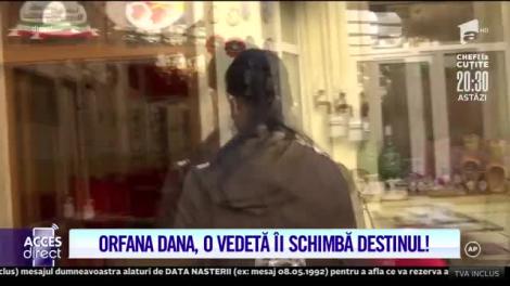 Orfana Dana, o vedetă îi schimbă destinul. Ce loc de  muncă i s-a propus