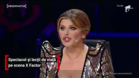 Spectacol și lecții de viață pe scena X Factor