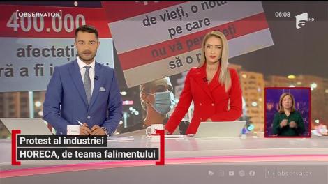 Protest al industriei HORECA, de teama falimentului