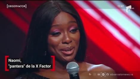 Naomi, „pandera” de la X Factor. Senzuala englezoaică a primit susținere din partea lui Florin Ristei