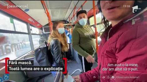 Fără mască. Toată lumea are o explicație