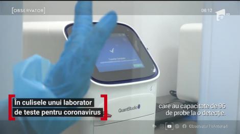 În culisele unui laborator de teste pentru coronavirus