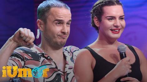 iUmor 2020: Adriana Geamănu i-a ridicat fără nicio problemă pe Șerban Copoț și Dan Badea