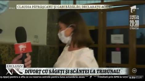 Claudia Pătrăşcanu şi Gabi Bădălău, divorț cu săgeți și scântei la tribunal
