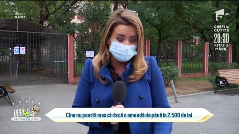 Masca de protecție a devenit obligatorie și în aer liber! Cine nu o poartă riscă o amendă de până 2.500 de lei