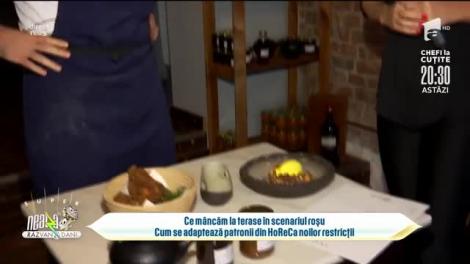 Ce mâncam la terase în scenariul roșu