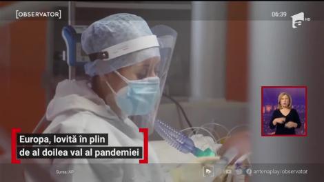 Europa, lovită în plin de al doilea val al pandemiei