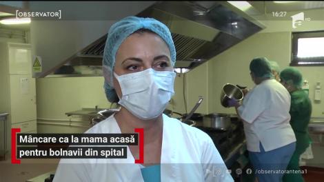 Mâncare ca la mama acasă pentru bolnavii din Spitalul de Pneumoftiziologie din Sibiu