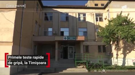 Primele teste rapide de gripă, la Timișoara