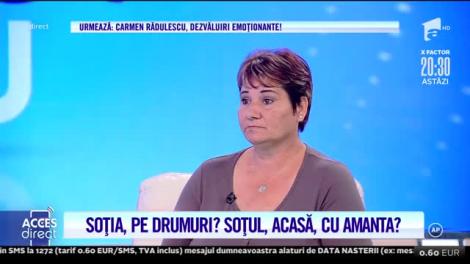 Alungată din casă pentru amantă?! Declarațiile soțului