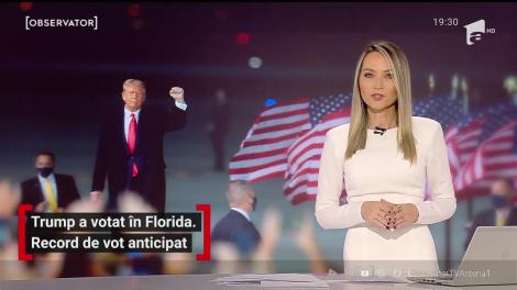 Cu 10 zile până la alegerile prezidenţiale, Donald Trump a votat anticipat