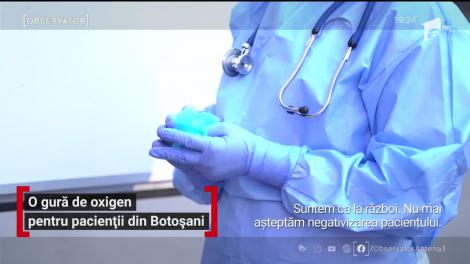 La Botoșani, în lupta cu noul coronavirus, cadrele medicale din Spitalul Județean sunt ca la război