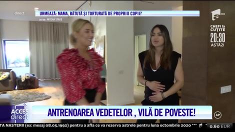 Diana Sentes, antrenoarea vedetelor, se pregătește să devină mamă. Sportiva are o vilă de poveste