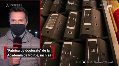 Fabrica de doctorate de la Academia de Poliție, închisă