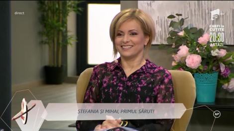 Ștefania și Mihai, despre întârzierea primului lor sărut: Nu a fost o strategie, a fost abținere